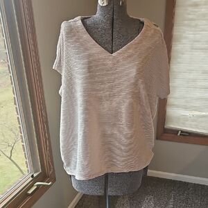 Jones New York Corduroy Top With Metal Button Detail